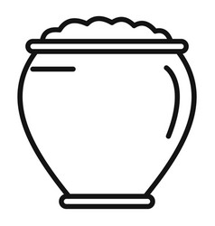 Potato Food Icon Outline Mash Dish