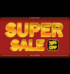 Super Sale Text Effect