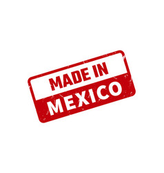 Made In Mexico Rubber Stamp