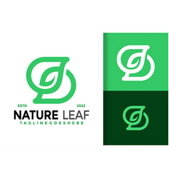 Nature Leaf Letter S Logo Design