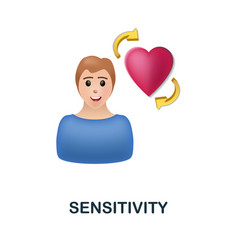 Sensitivity Icon 3d From Company Value Collection