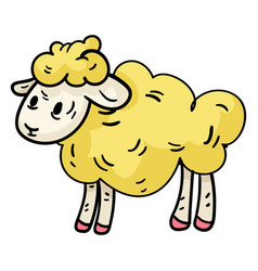 Easter Sheep Cartoon