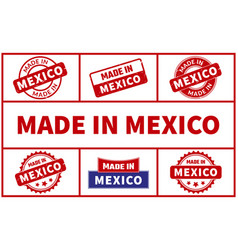 Made In Mexico Rubber Stamp Set