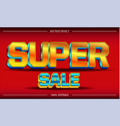 Super Sale Text Effect