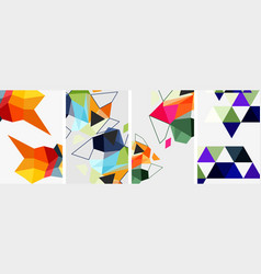 Triangle Geometric Abstract Backgrounds