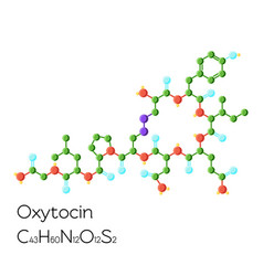 Oxytocin Hormone Structural Chemical Formula