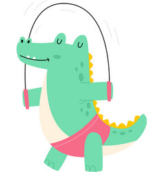 Crocodile With Jump Rope