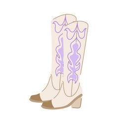 Hat Cowgirl Boots Cartoon