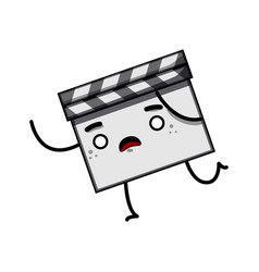 Movie Clapper Board Character Cartoon