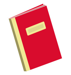 School Red Notebook