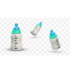 Baby Bottle With Nipple And Measuring Scale