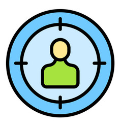 Focus Customer Icon Flat