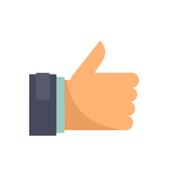 Pr Thumb Up Icon Flat Isolated