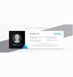 Business Email Sign Card Template With Digital