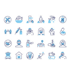 Coronavirus Prevention Icons