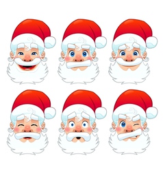 Santa Claus Multiple Expressions