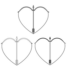 Valentine Bow And Arrow Design