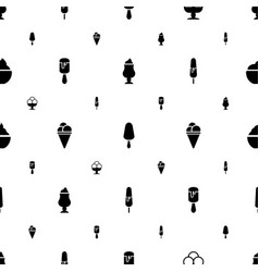 Vanilla Icons Pattern Seamless White Background