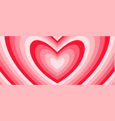 Groovy Hearts Background Red And Pink Romantic