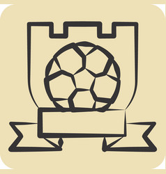 Icon Symbol Team Related To Football Hand