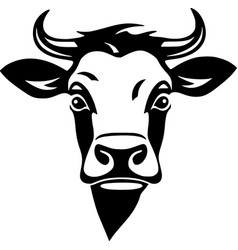 Cow - Minimalist And Flat Logo