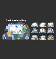 Business Meeting Set Flat