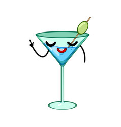 Hand Cocktail Character Cartoon