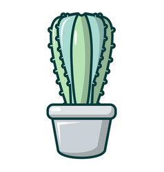 Cactoideae Cactus Icon Cartoon Style