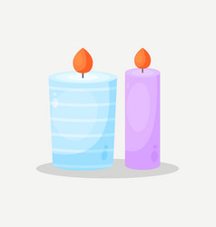 Candle Cartoon Style