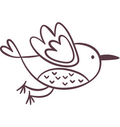 Bird Flying Doodle