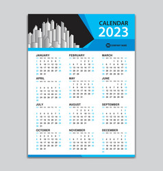 Calendar 2023 Template Wall 2023 Year