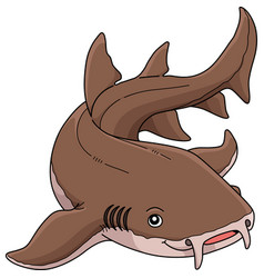 Nurse Shark Cartoon Colored Clipart