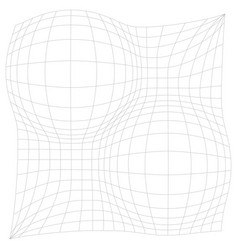 Abstract 3d Generative Glitched Grid Wireframe