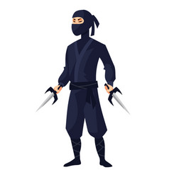 Ninja Holding Sai