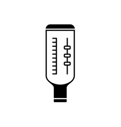 Peak Flow Meter Silhouette Icon Portable