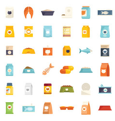 Cat Food Icon Flat Canned Food