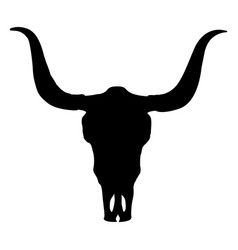 Bull Skull Silhouette