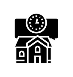 Short Term Rent Glyph Icon