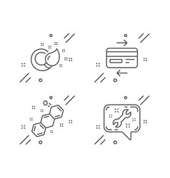 Chemical Formula Credit Card And Paint Brush