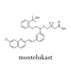 Montelukast Asthma And Airway Allergy Drug