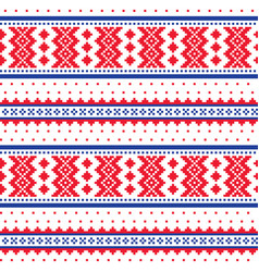 Winter Cross-stitch Pattern Sami Folk Art