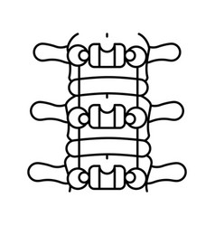 Spinal Fusion Line Icon