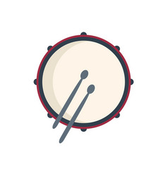 Top View Drum Icon Flat Music Kit