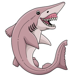 Goblin Shark Cartoon Colored Clipart