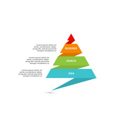 Triangle With 3 Elements Infographic Template