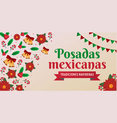 Gradient Posadas Mexicanas Horizontal Banner