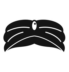 Saudi Turban Headgear Icon Simple Asian