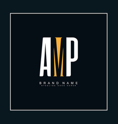 Initial Letter Amp Logo - Minimal Business Logo