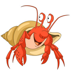 Cartoon Hermit Crab