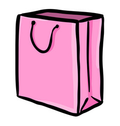 Shopping Bag Single Doodle Icon